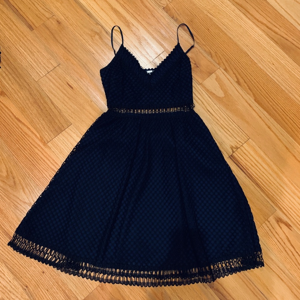 Likely Navy and Black Skater Dress